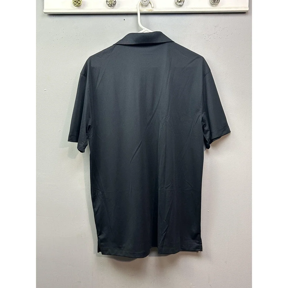 California Closets Sport-Tek Polo Mens Large Black Embroidered Performance Shirt